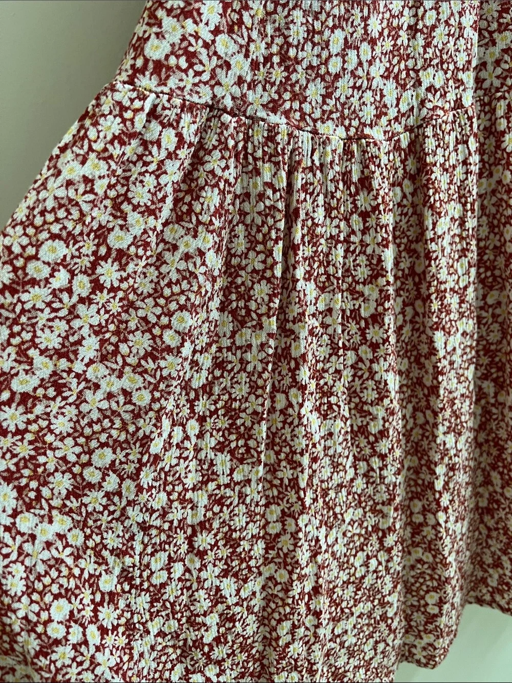 Abercrombie & Fitch Maxi Dress Tiered Floral Sundress 90s Vintage Size XS